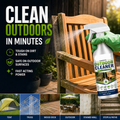 🌿 ¡79% DE DESCUENTO POR TIEMPO LIMITADO! Limpiador en Spray para Superficies de Exterior, Quitamanchas de Acción Rápida para Patios, Muebles de Madera y Superficies Exteriores