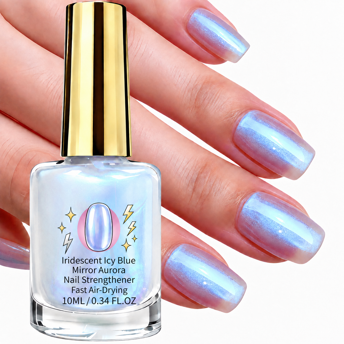 Promotion dernier jour : -70 % 🔥2026 Soin et réparation des ongles Lilas Aurore effet miroir, fortifiant