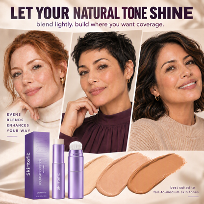 Skintefic® 💜2026 Changing Foundation Stick  – The stick that makes mature skin glow again