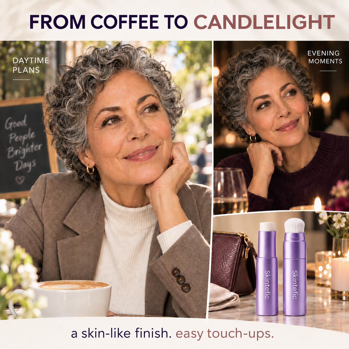 Skintefic® 💜2026 Changing Foundation Stick  – The stick that makes mature skin glow again