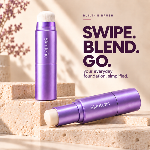 Skintefic® 💜2026 Changing Foundation Stick  – The stick that makes mature skin glow again