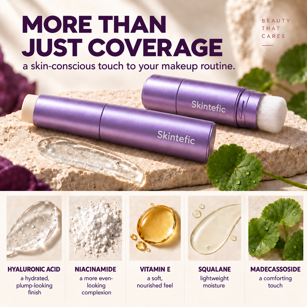 Skintefic® 💜2026 Changing Foundation Stick  – The stick that makes mature skin glow again