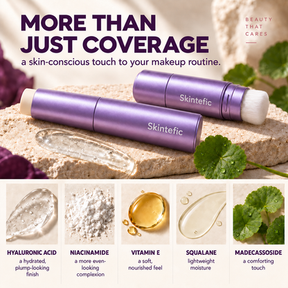 Skintefic® 💜2026 Changing Foundation Stick  – The stick that makes mature skin glow again