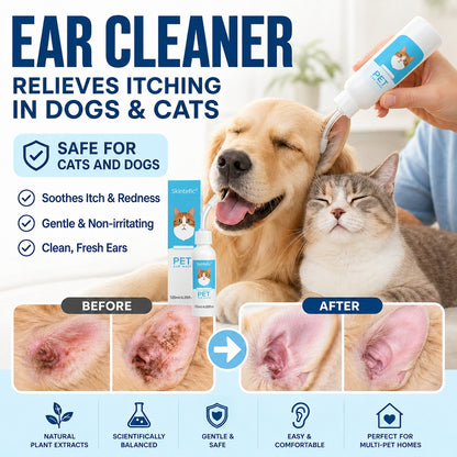 Skintefic®🐶🐱 Ear cleaner, Relieves itching in dogs & cats