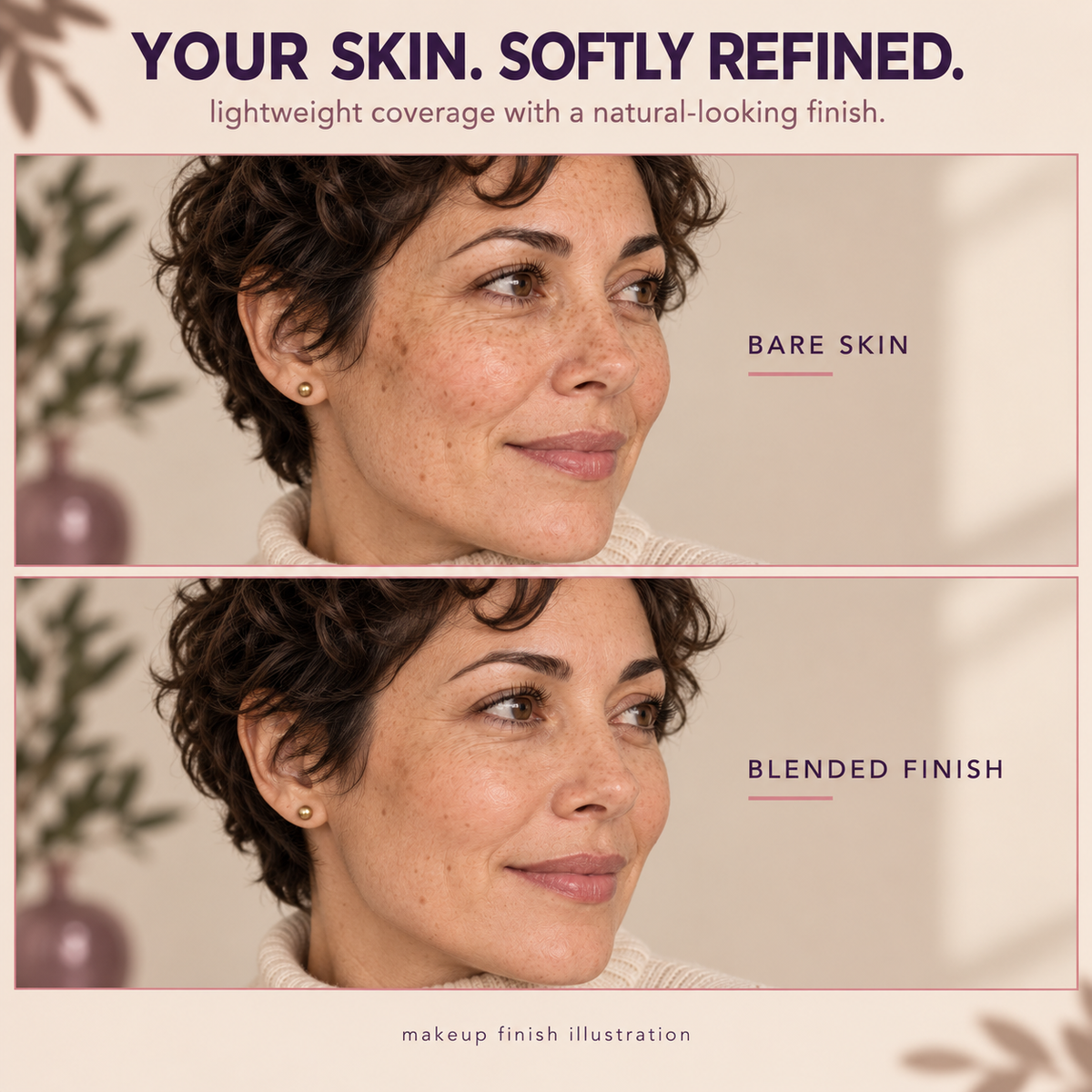 Skintefic® 💜2026 Changing Foundation Stick  – The stick that makes mature skin glow again