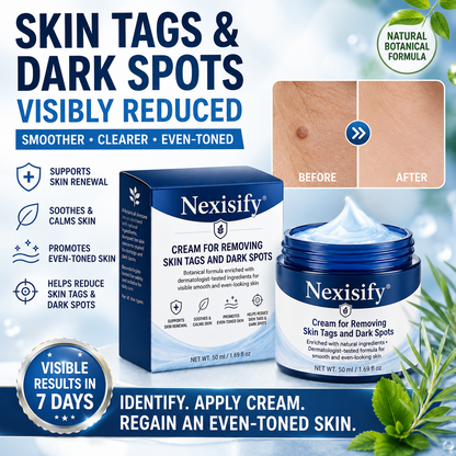 𝐍𝐞𝐱𝐢𝐬𝐢𝐟𝐲® 💧𝟕-𝐃𝐚𝐲 𝐒𝐤𝐢𝐧 𝐓𝐚𝐠 & 𝐒𝐩𝐨𝐭 𝐄𝐫𝐚𝐬𝐞𝐫 𝐂𝐫𝐞𝐚𝐦