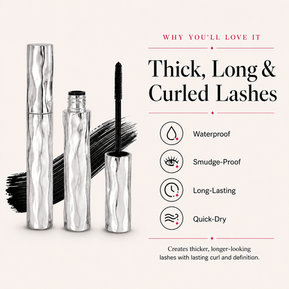 LAST DAY - BUY 1 GET 1 FREE🔥Waterproof Curling & Lengthening Mascara