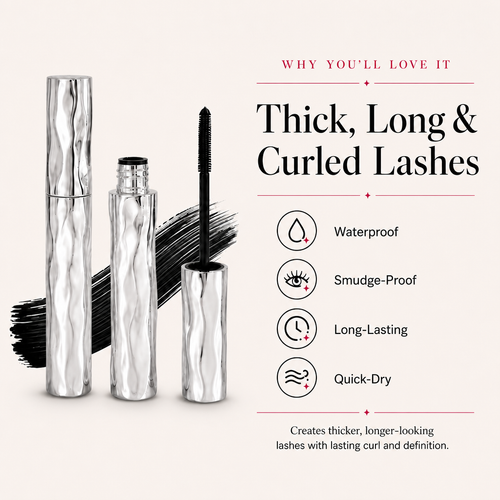 LAST DAY - BUY 1 GET 1 FREE🔥Waterproof Curling & Lengthening Mascara