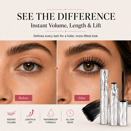 LAST DAY - BUY 1 GET 1 FREE🔥Waterproof Curling & Lengthening Mascara