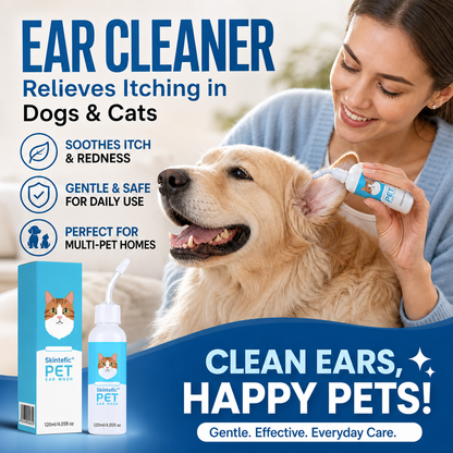 Skintefic®🐶🐱 Ear cleaner, Relieves itching in dogs & cats
