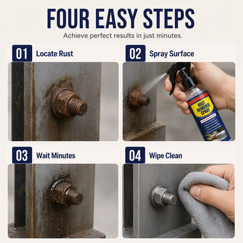 Last Day Promotion 73% OFF🔥2026 Multi-Purpose Rust Remover Spray & Lubricant